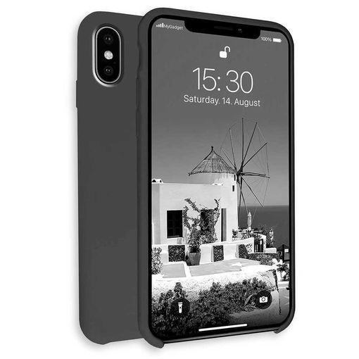 Funda Carcasa negra silicona iPhone XS Max