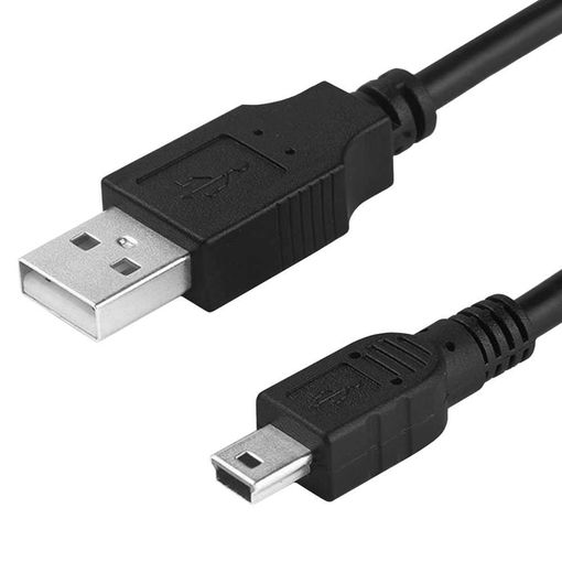 Cable Matters Cable USB C a Mini USB de 3.3 pies, cable mini USB a USB C  para controlador de juegos, cámara, GPS, cámara de salpicadero en negro,  3.3