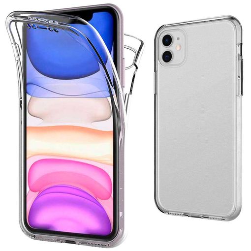 Funda Para Iphone 11 Transparente De Gel Tpu Protección Completa 360º  Silicona Carcasa Delantera+trasera Ociodual con Ofertas en Carrefour