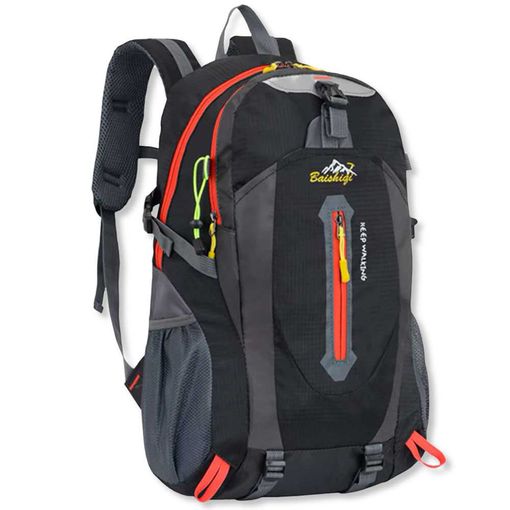 Mochila Impermeable 30 Litros Negra GF80764 Multiples Bolsillos de  Senderismo Acampada Montaña para Hombres Mujeres – OcioDual