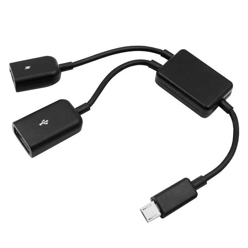 Conector Adaptador USB-A Hembra a micro-USB-B - O.T.G.