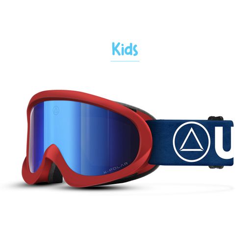 Flantor Gafas de esquí para niños, gafas de nieve con correa  antideslizante, gafas de snowboard