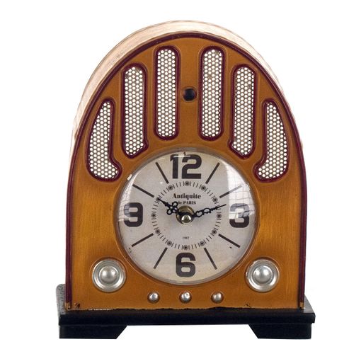 Reloj De Mesa Radio Vintage - Rojo con Ofertas en Carrefour