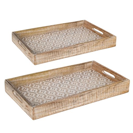 Bandejas Decorativas 2u Signes Grimalt By Sigris con Ofertas en Carrefour