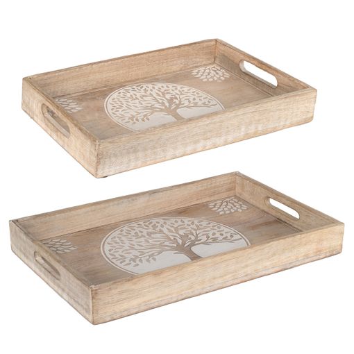 ORIGEN Home Decor - Bandejas decorativas Pack 3 Unidades