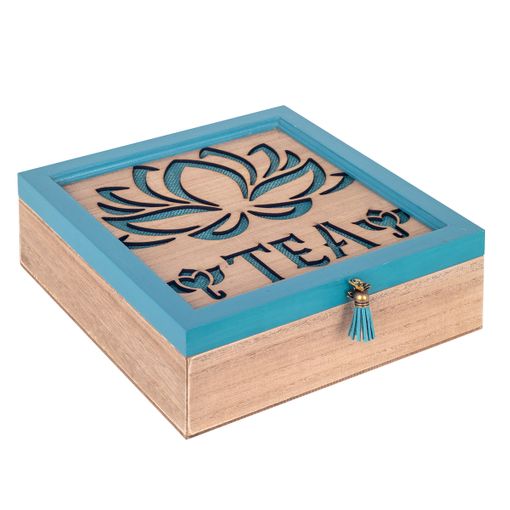 Organizador Coffee And Tea Madera Cafe Cocina Caja De Te