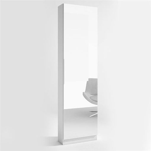 Mueble zapatero Gusto con espejo blanco 500x1800x220mm