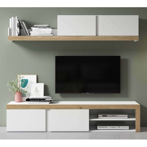 Mueble salón moderno blanco Elle