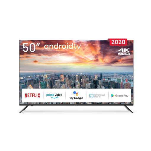 Tv 50 Pulgadas 4k Led Con Smart Tv (android Tv) Y Wifi con Ofertas