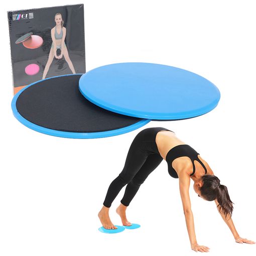 Discos Deslizantes Para Fitness Entrenamiento En Casa Kit 2 Bases