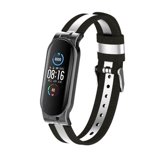 Correa Cool para Xiaomi mi Band 5 / mi Band 6 Metal Black - 8434847041230