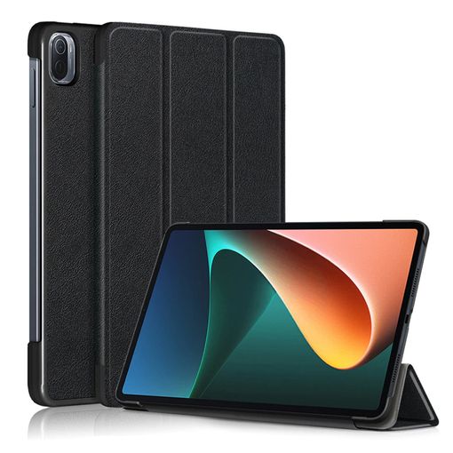 Cool Funda de Polipiel Negro para Xiaomi Redmi Pad SE Giratoria