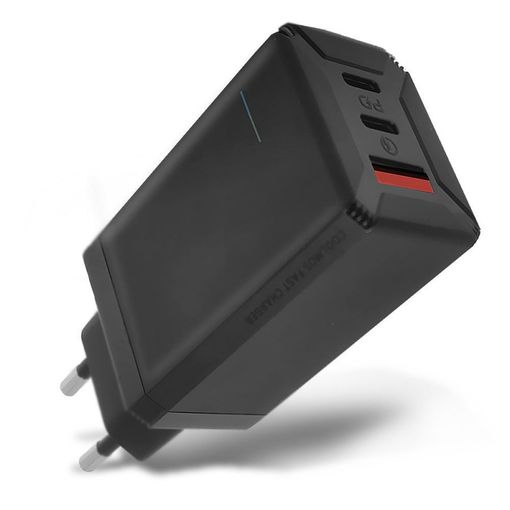 Cargador De Carga Rápida Triple Usb Y Pantalla Led Negro con Ofertas en  Carrefour