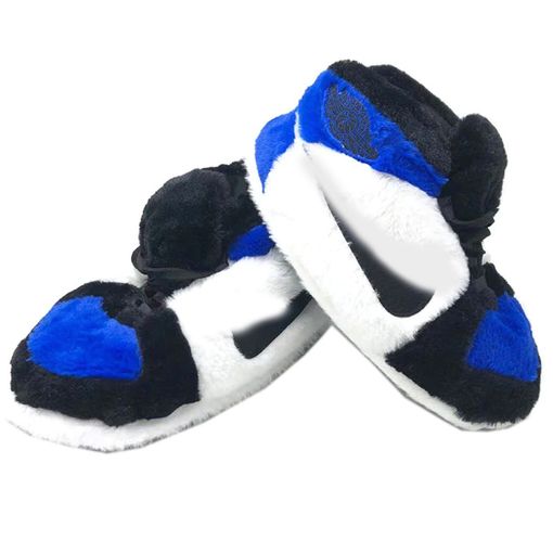 Pantuflas Zapatillas De Estar Por Casa Para Otoño Invierno Con Forro Y  Estilo Sneakers Zapatillas Urbanas Tipo Jordan Color Azul con Ofertas en  Carrefour | Ofertas Carrefour Online