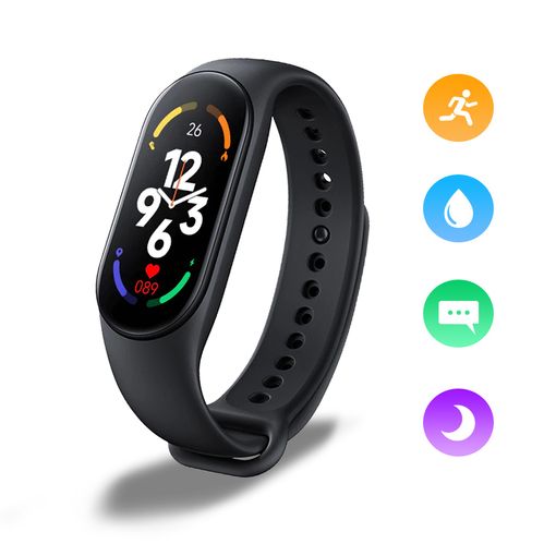 Smart Band M7 Pulsera Inteligente Actividad, Reloj Inteligente Con Control De Actividad, Deporte, Sueño, En Sangre, Ritmo Cardíaco, Impermeable Ip67 con Ofertas en | Ofertas Carrefour Online