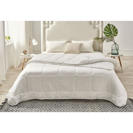 Edredón Nórdico Estampado Cama 150/160cm Dibly Reversible Beige Donegal  Collections con Ofertas en Carrefour