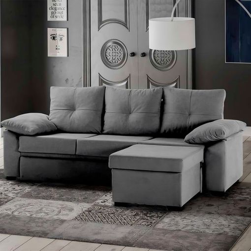 Sofá Cama Extensible 3 Plazas Con Capota Ratán Sintético Gris Vidaxl con  Ofertas en Carrefour