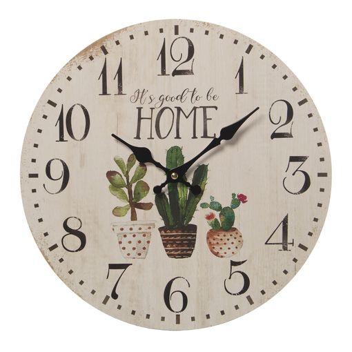 Reloj De Pared 25 Cm Color Blanco.. con Ofertas en Carrefour