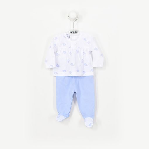 Conjunto De Manga Larga Elephants Babidu