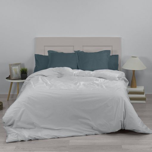 Funda de almohada de algodón 200 hilos topo cama 90 cm