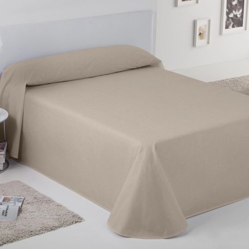 Colcha Pique Modelo Lido Beige Cama 105 Cm. con Ofertas en Carrefour