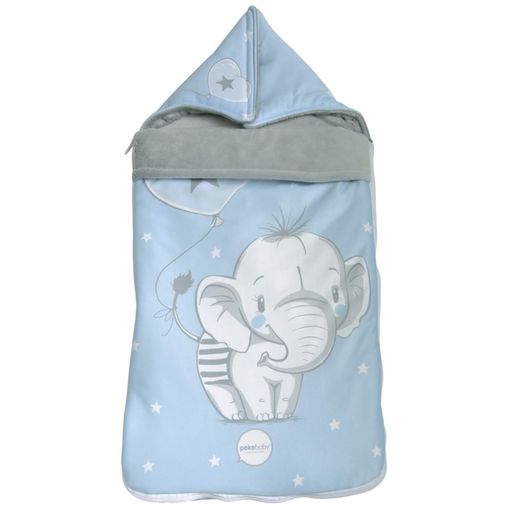 Saco Cuco Polar Elefantino Azul en Carrefour | Ofertas Online