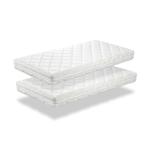 Lot 2x Colchones De Espuma 90x190 Confort Pro Altura 14 Cm Juvenil Ideal  Para Camas Nido con Ofertas en Carrefour