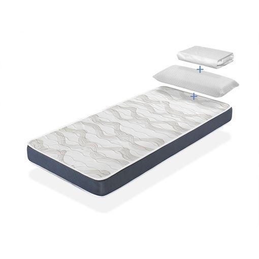 Pack Colchon 90x190 Cama Infantil Altura 14 Cm Ergo Confort + 1 Almohada  Junior 90x35 + 1 Protector Colchon 90x190 Cm con Ofertas en Carrefour