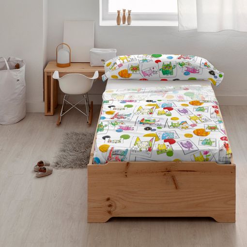 Pack De Juego De Sábanas 100% Algodón Indiana De Anna Llenas / Cama De 150  (240x270 Cm) con Ofertas en Carrefour