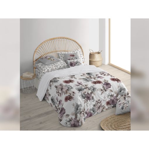 Funda Nordica Cama 135 Funda de Edredón 200x200 cm Flores y