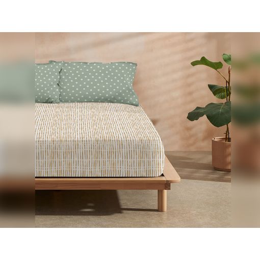 10xdiez Sábanas Bajeras Franela Beig, (cama 90 Cm - Beige) con Ofertas en  Carrefour