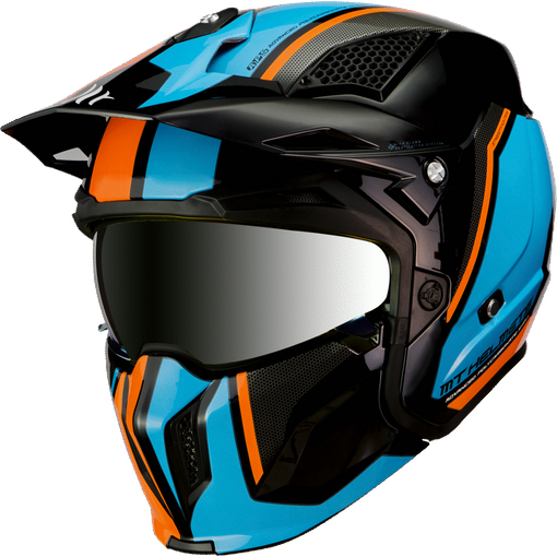 Casco Para Moto Mt Helmets Tr902xsv Streetfighter Negro Mate