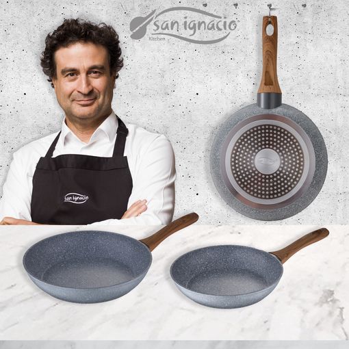 Set 3 Sartenes Aluminio Forjado San Ignacio Moma Ø20, Ø24 Y Ø28 Cm con  Ofertas en Carrefour