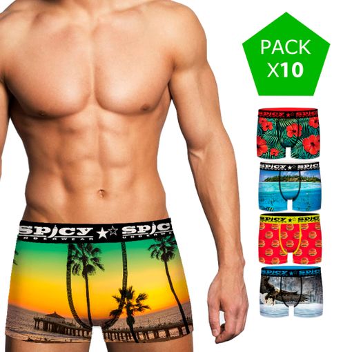 6 Piezas - Calzoncillos Para Hombre - Boxers Hombre - Calzoncillos Hombre -  Boxer Hombres - Boxer Pack - Boxer - Boxer Calzoncillos - Calzoncillos Boxer  - Nakloe con Ofertas en Carrefour