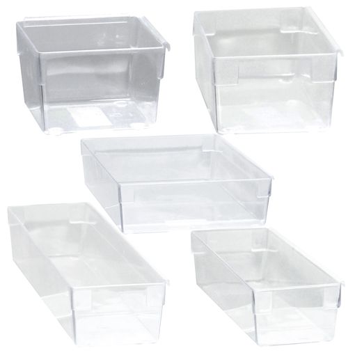 Sinis antecedentes hipótesis 5 Cajas De Almacenamiento A Juego Plástico Denox 8x8x5,3 Cm Transparente  con Ofertas en Carrefour | Ofertas Carrefour Online