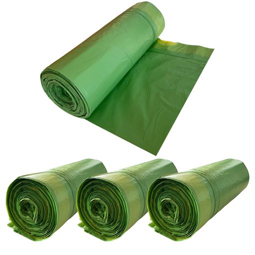 Bolsas de Basura 100% Reciclado CARREFOUR 30l 20 ud - Verde