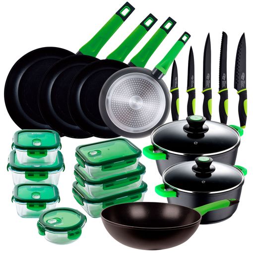 Bateria De Cocina Juego De Ollas 12pzs Piezas Royalty+line Induccion Gas  Vitro con Ofertas en Carrefour