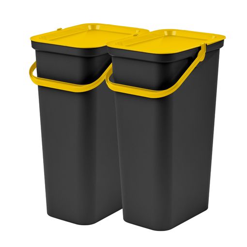 Cubo de Basura con Pedal de Polipropileno TATAY Smart 25 l. - Negro