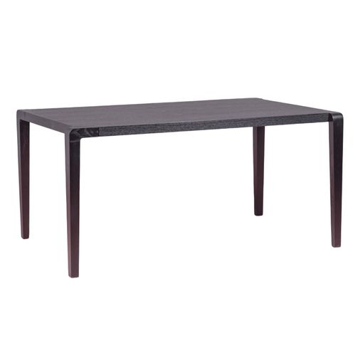 Mesa de comedor madera clara/negro 70 x 70 cm BRAVO 