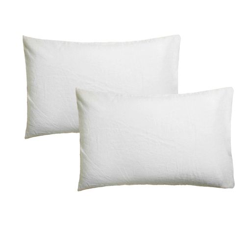 Pack De 2 Fundas De Almohada 100% Algodón 144 Hilos Color Piedra Para Cama  De 90 Cm con Ofertas en Carrefour