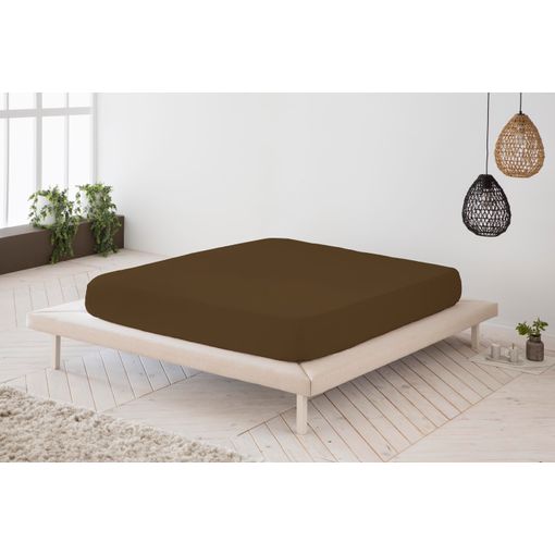 Sábana Bajera Ajustable Lisa Rosa Cama 90 Cm - 90x190/200 Cm, 100% Algodón.  con Ofertas en Carrefour