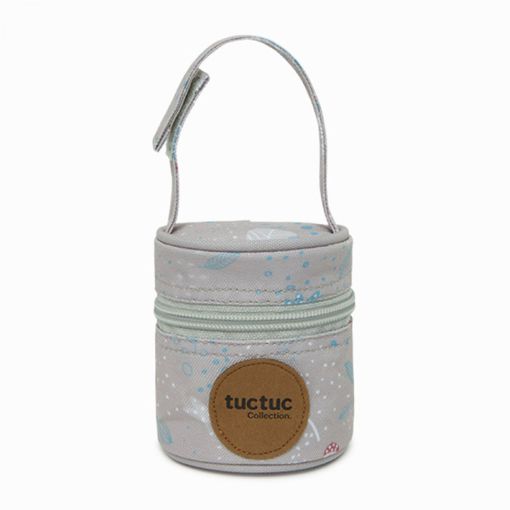 Porta Chupete Tuc Tuc Hello Baby Gris