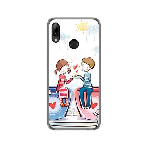 Para Huawei P Smart 2019 Funda protectora de TPU de dibujos