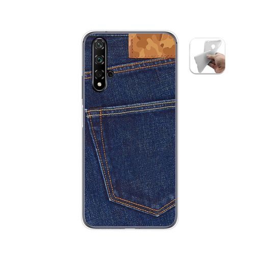 FUNDA GEL TPU para Huawei Nova 5T / Honor 20 diseño Vaquero