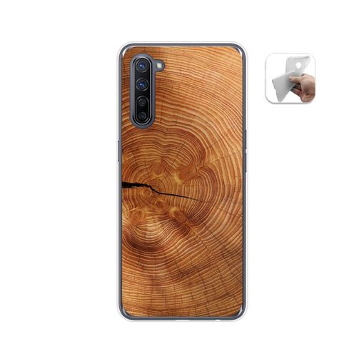 Funda Gel Tpu Oppo Find X2 Lite Diseño Madera 04 con Ofertas en Carrefour