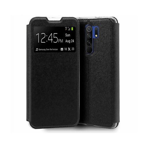 Funda Libro Soporte Con Ventana Xiaomi Redmi 9 Color Negra con Ofertas en  Carrefour