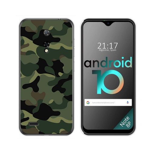 Funda Gel Tpu Ulefone Armor Note 8p Diseño Camuflaje