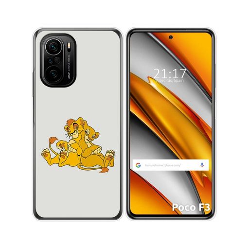 Funda Gel Tpu Xiaomi Poco F3 5g / Mi 11i 5g Diseño Leones con