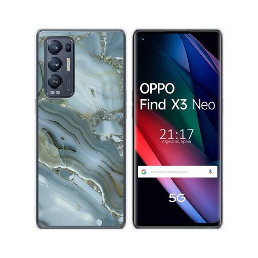 Funda móvil - Oppo Find X3 Neo 5G TUMUNDOSMARTPHONE, Oppo, Oppo Find X3 Neo  5G, Verde