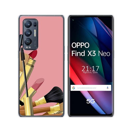 Funda Gel Tpu Oppo Find X3 Neo 5g Diseño Brochas con Ofertas en Carrefour